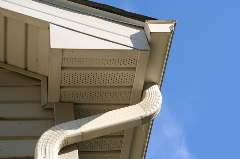 Steel Downspout Installation