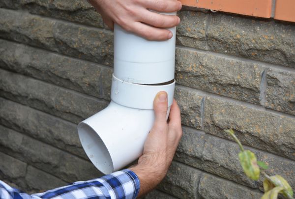 Drainage Downspout Repair in Franklin