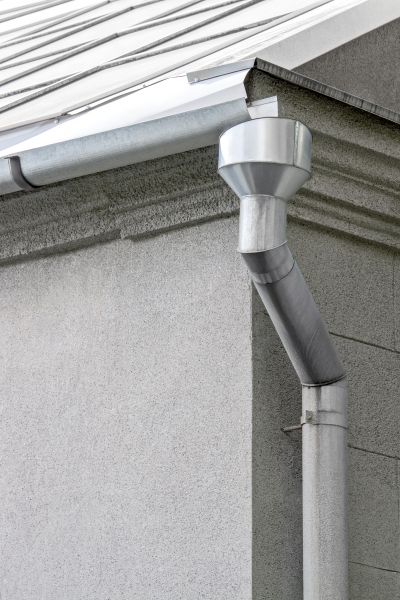 Galvanized Gutter Installation in Franklin